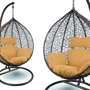 Kosz wiszący XL brązowy