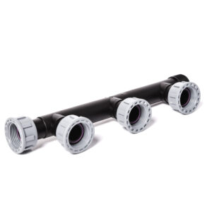 Kolektor do 3 elektrozaworów 1"