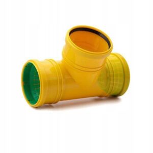 Trójnik drenarski uniwersalny z przyłączem bocznym Ø 110 Karmat