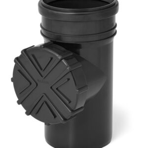 Czyszczak z sitkiem ø 110 grafit