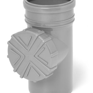 Czyszczak z sitkiem ø 110 szary