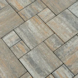 BRUK-BET Kostka Symfonia kolor wapień dewoński i muszlowy