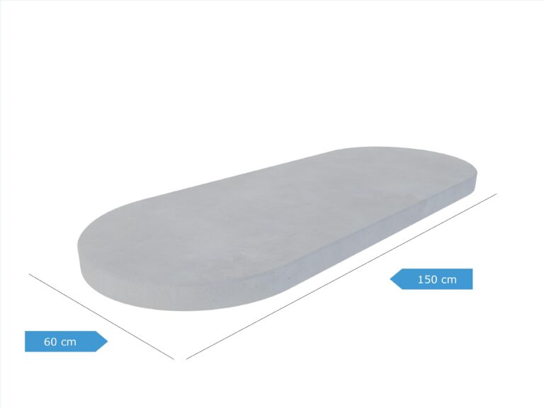Oval L 150×60 cm