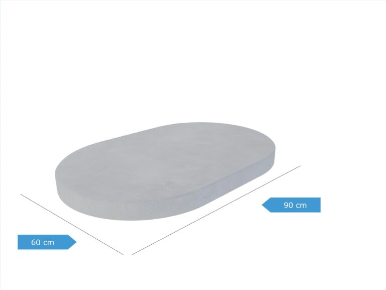 Oval S 90×60 cm